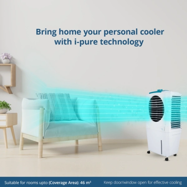 Symphony 27 L Room/Personal Air Cooler - 27 Litre, White